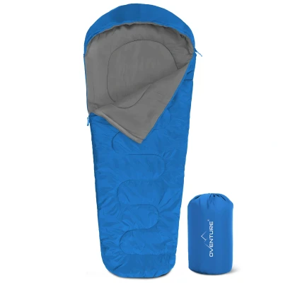 Afbeelding van Oventure Sleepplus Mummy Slaapzak Donkerblauw