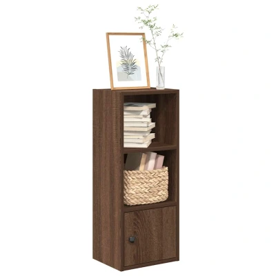 Afbeelding van vidaXL Boekenkast 31x24x77 cm bewerkt hout bruin eikenkleurig