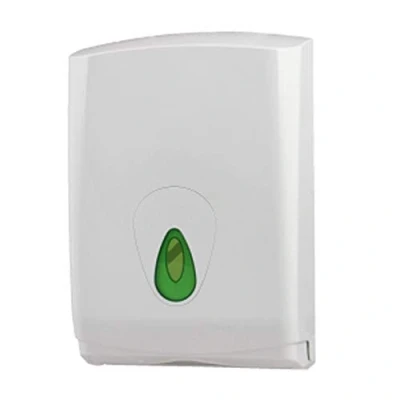 Afbeelding van Valera, papieren handdoekdispenser, All Care PlastiQline handdoekdispenser midi kunststof C en Z Gevouwen handdoeken max. 360 m