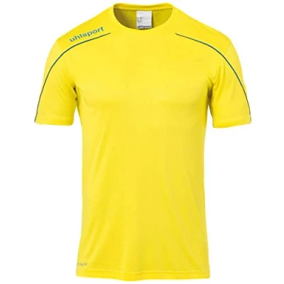 Afbeelding van Uhlsport Stream 22 Shirt Korte Mouw Kinderen Geel / Royal Maat: 164