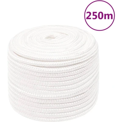 Afbeelding van VidaXL Boottouw 12 mm 250 m polypropyleen volwit