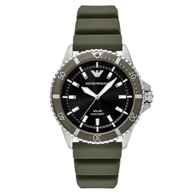 Afbeelding van Emporio Armani Heren horloge zilverkleurig met band