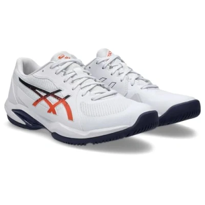Afbeelding van Asics Solution Swift Tennisschoenen voor alle ondergronden, Heren, Maat: 42.5, White nova orange Schoenen