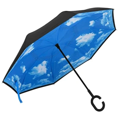 Afbeelding van Paraplu C handgreep 108 cm zwart