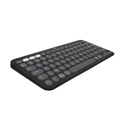 Afbeelding van Logitech Pebble Keys 2 K380s Draadloos Toetsenbord Bluetooth Qwerty Graphite