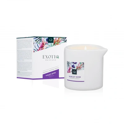 Afbeelding van Exotiq Massagekaars Violet Rose 60g