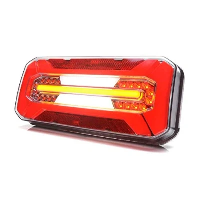 Afbeelding van Led achterlicht voor vrachtwagens, aanhangers, 6 functies, 12 V 24 V, 1290 l/p
