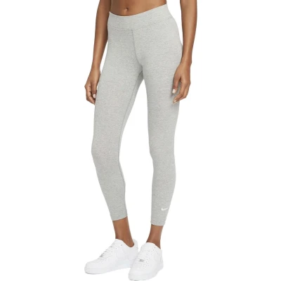 Afbeelding van Nike Sportswear W NSW Essntl Lggng 7/8 LBR MR Legging, Dames, Maat: Large, Grey heather/white