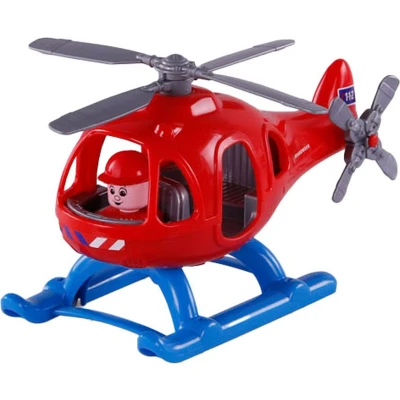 Afbeelding van Cavallino Brandweerhelikopter met Speelfiguur, 29,5cm