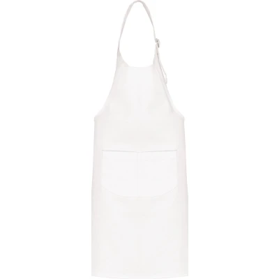 Afbeelding van Schort/Tuniek/Werkblouse Kind One Size Kariban White 100% Katoen