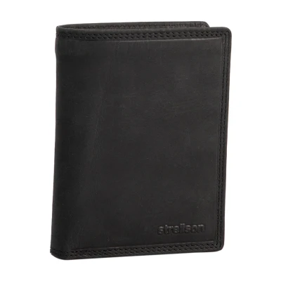 Afbeelding van Strellson Moorgate Portemonnee, Heren, Maat: One Size, Black