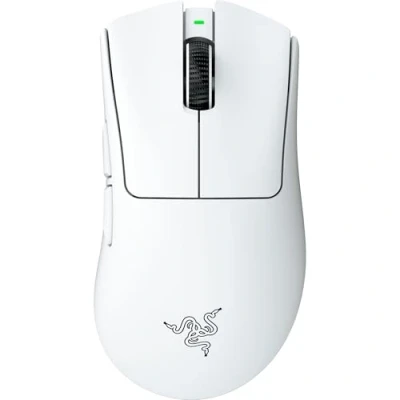 Afbeelding van Razer DeathAdder V4 Pro Ultralichte, ergonomische draadloze esports muis 57g 2,4 GHz Hyperspeed Focus 45K Sensor 8K Hz Polling Optische Gen 4 schakelaars PC/Mac Wit