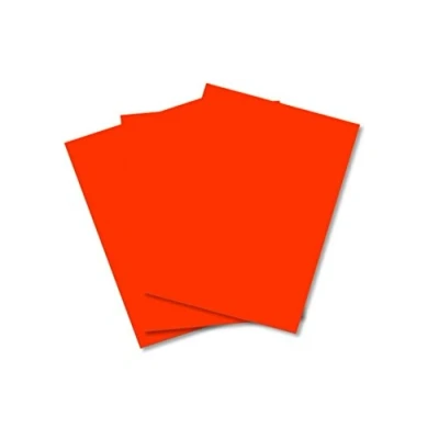 Afbeelding van Papierhuis en kleurenkaart, A4, 80 vellen, oranje (pak van 50 vellen)