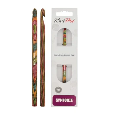 Afbeelding van KnitPro KP20712 Symfonie breihaken, eenvoudig, hout, meerkleurig, 22 x 0,5 11,2 cm
