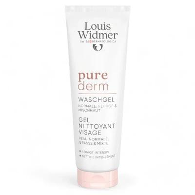 Afbeelding van Louis Widmer Purederm Wash Gezicht Licht Geparfumeerd Gel 125ml