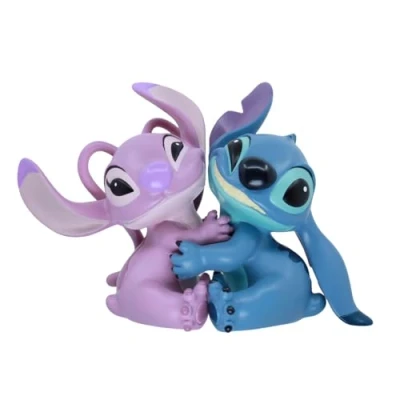 Afbeelding van Disney Showcase Collection Stitch And Angel Bookends Boekensteunen 14 cm