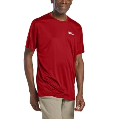 Afbeelding van Jack Wolfskin TECH Sport Tshirt, Heren, Maat: Small, Red
