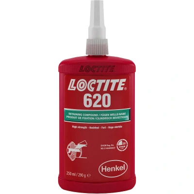 Afbeelding van Loctite 620 Cilindrische bevestigingslijm hoge temperatuur 250ml