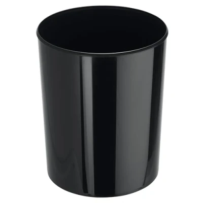 Afbeelding van HAN i LINE 18200 13 Prullenbak 20 l (Ø x h) 283 mm 340 Styreen methyl methacrylaat Zwart 1 stuk(s)