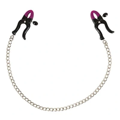 Afbeelding van Bad Kitty Siliconen Tepelklemmen Met Ketting