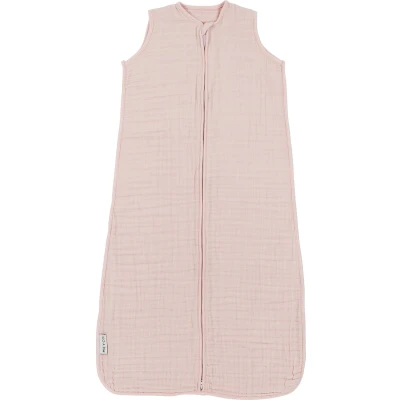 Afbeelding van Meyco Baby Uni pre washed hydrofiele slaapzak zomer soft pink 60cm