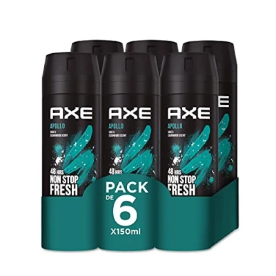 Afbeelding van 6x Axe Deodorant Bodyspray Apollo 150 ml