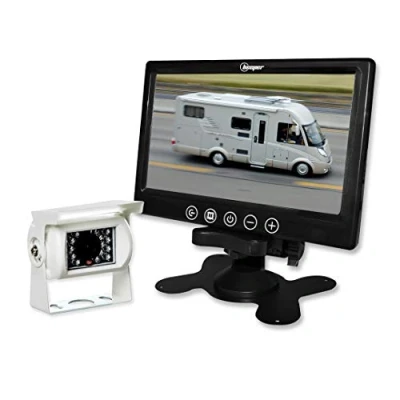 Image de Kit vidéo de recul avec caméra blanche &amp; écran LCD 7&#039;&#039; RWEC79X