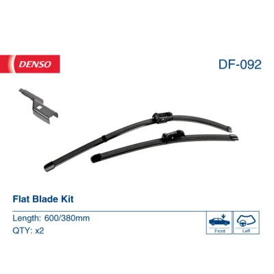 Afbeelding van Ruitenwisser Denso DF 092 Flat blade wisserblad FIAT: Panda III Hatchback, LANCIA: Ypsilon