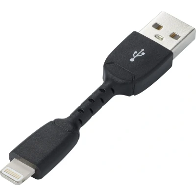Afbeelding van Renkforce Apple iPad/iPhone/iPod Aansluitkabel [1x USB A 2.0 stekker 1x dock Lightning] 0.05 m Zwart