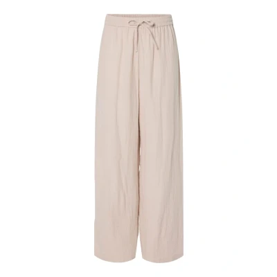 Afbeelding van Pieces Pcsastina WIDE Pants Broek, Dames, Maat: Small, Silver gray