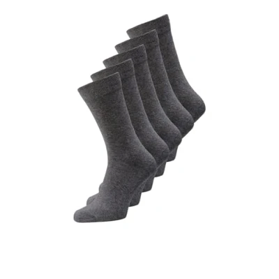 Afbeelding van Jack &amp; Jones Jacjens SOCK 5 PACK Sokken, Heren, Maat: One Size, Dark grey