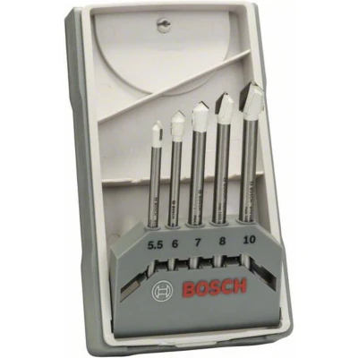 Afbeelding van Bosch Accessories Expert for Ceramic 2608587170 Glas en keramiekboren 5 delig Cilinderschacht 1 set(s)