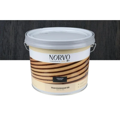 Afbeelding van Wovar Norvo Houtolie Antraciet Thermo olie 2,5 liter