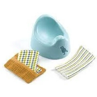 Afbeelding van Djeco poppenpotje met babydoekjes pomea 36 cm