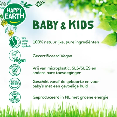 Afbeelding van Happy Earth Wasgel 100% Natuurlijk Baby &amp; Kids 300 ml