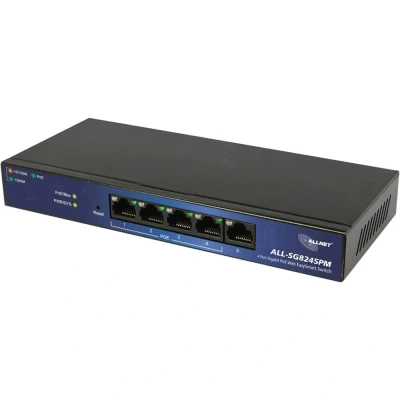 Afbeelding van Allnet ALL SG8245PM Netwerk switch 5 poorten 1000 MBit/s PoE functie