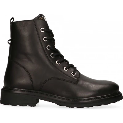 Afbeelding van Maruti Lucymaat Veterboots, Dames, Maat: 41, Zwart Leer