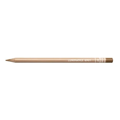 Afbeelding van Caran d&#039;Ache Luminance Colour Pencil Artist kleurpotloden, potlood/verpakking, kleur: 037 bruin ochre (6901.037), 3 stuks