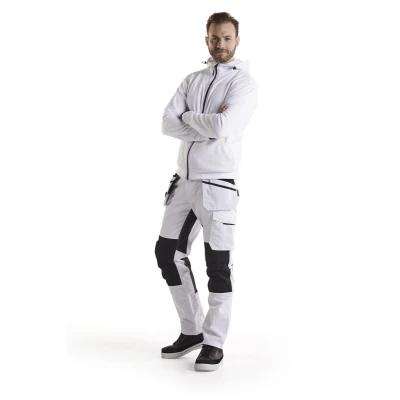 Afbeelding van Blaklader Schilderswerkbroek stretch 1096 1330 Mannen Wit/Donkergrijs 64