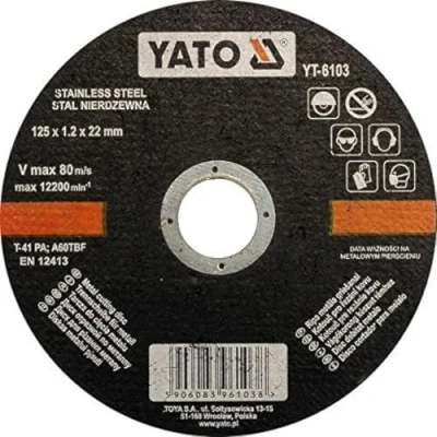 Afbeelding van YATO YT 6103 Snijschijf, haakse slijper 1,2