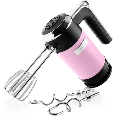 Afbeelding van Westinghouse Handmixer Retro Collections 6 standen roze WKHM250PK