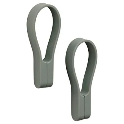 Afbeelding van ZONE DENMARK Denemarken Loop Magnetische Siliconen Handdoekhouder 9 cm 1,8 x 1 Olijfgroen