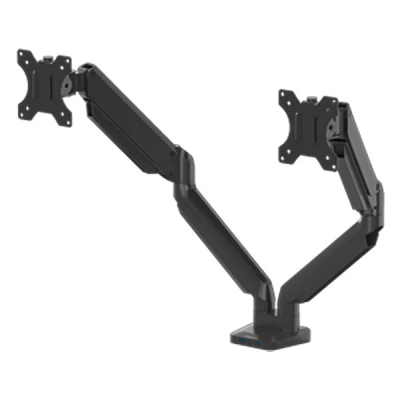 Image de Bras Fellowes Platinum Porte écrans double Noir