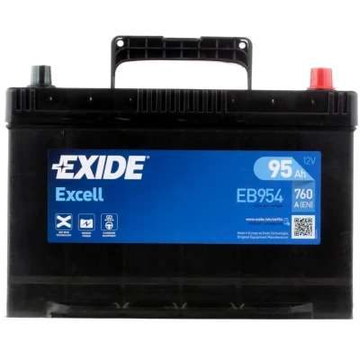 Afbeelding van EXIDE EXCELL EB954 Accu 12V 95Ah 760A Korean B1 TOYOTA: RAV4 IV Off Road, III II HYUNDAI: ix35, Tucson, SANTA FE 2