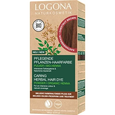 Afbeelding van LOGONA Herbal Hair Dye haarkleuring Bruin