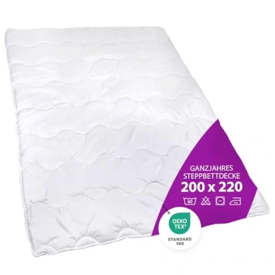 Afbeelding van AddLiving Hoogwaardig dekbed, 200 x 220 cm, wasbaar, dekbed voor het hele jaar, mensen met allergieën, Öko Tex 100 gecertificeerd