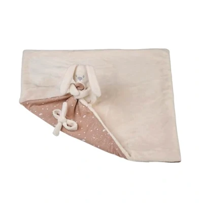 Afbeelding van Nattou LAPIDOU Knuffeldoekje Doudou Konijn 27 cm Zand
