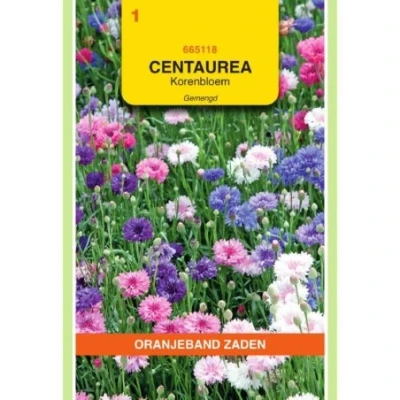 Afbeelding van Centaurea korenbloem dubbelbloemig gemengd