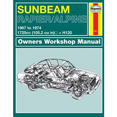Afbeelding van Sunbeam Alpine, Rapier &amp; H120 (67 74) Haynes Repair Manual