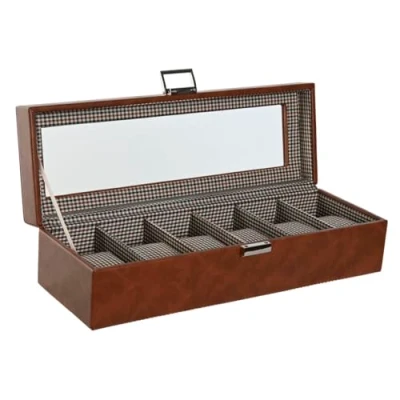 Afbeelding van Doos Juwelenkistje Home ESPRIT Bruin Kristal 33 x 11,5 9 cm